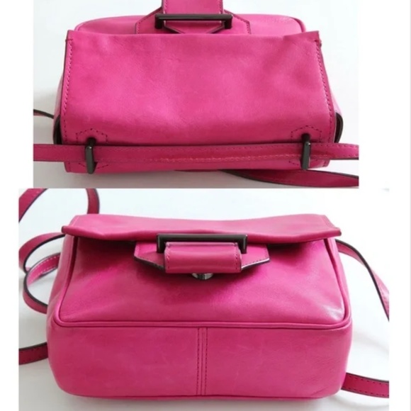 Reed Krakoff Crossbody Bag Standard Mini Pink Leather with Adjustable Strap - Picture 9 of 10